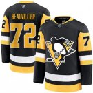Pittsburgh Penguins Anthony Beauvillier Authentic 2024-25 Home Black Stitched NHL Hockey Jersey