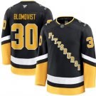 Men's Pittsburgh Penguins Joel Blomqvist Authentic 2024-25 Alternate Black Stitched Hockey Jersey