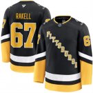 Men's Pittsburgh Penguins Rickard Rakell Authentic 2024-25 Alternate Black Stitched Hockey Jersey