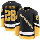 Men's Pittsburgh Penguins Marcus Pettersson Authentic 2024-25 Alternate Black Stitched Hockey Jersey