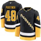 Pittsburgh Penguins Valtteri Puustinen Authentic 2024-25 Alternate Black Stitched Hockey Jersey