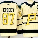 Pittsburgh Penguins #87 Sidney Crosby Cream 2024-25 With C Patch Winter Classic Stitched Jersey