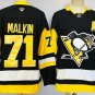 Evgeni Malkin Pittsburgh Penguins Black 2024-25 Stitched Hockey Jersey