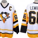 Penguins #66 Mario Lemieux White 1992 Stanley Cup With 1931-91 Badger 25TH C Patch Throwback Jersey