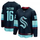 Men’s Seattle Kraken #16 Jared McCann Navy Stitched Hockey Jersey