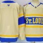 St. Louis Blues Blank Cream 2024-25 Winter Classic Stitched Hockey Jersey