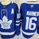 Men's Toronto Maple Leafs #16 Mitch Marner Blue With A Patch Authentic NHL Stitched Hockey Jersey
