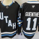 Men's Utah #11 Dylan Guenther Black Authentic Jersey