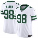 New York Jets #98 Phidarian Mathis White 2025 F.U.S.E. Vapor Limited Stitched Jersey