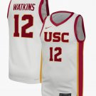 USC Trojans #12 Juju Watkins White College Basketball Stitched Jersey