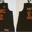 USC Trojans #12 Juju Watkins Black College NCAA Basketball Stitched Jersey