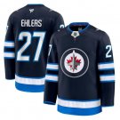Men's Winnipeg Jets #27 Nikolaj Ehlers Navy 2024-25 Home Stitched Hockey Jersey