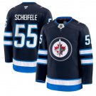 Men's Winnipeg Jets #55 Mark Scheifele Navy 2024-25 Home Stitched Hockey Jersey
