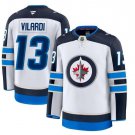 Men's Winnipeg Jets #13 Gabriel Vilardi White 2024-25 Away Stitched Hockey Jersey