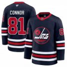 Winnipeg Jets #81 Kyle Connor Navy 2024-25 Alternate Stitched Hockey Jersey