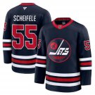 Winnipeg Jets #55 Mark Scheifele Navy 2024-25 Alternate Stitched Hockey Jersey