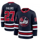 Winnipeg Jets #27 Nikolaj Ehlers Navy 2024-25 Alternate Stitched Hockey Jersey
