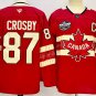 Sidney Crosby Canada #87 Red 2025 4 Nations Face-Off Premium Stitched Hockey Jersey