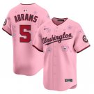 Washington Nationals #5 CJ Abrams Cherry Blossom Limited Stitched Jersey