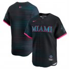 Miami Marlins Blank Black 2025 City Connect Limited Stitched Baseball Jersey
