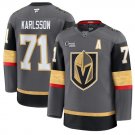 Vegas Golden Knights #71 William Karlsson Gray Premium Stitched Hockey Jersey
