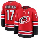 Carolina Hurricanes #17 Rod Brind'Amour Premium All Stitched Red Hockey Jersey