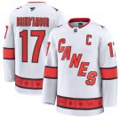 Carolina Hurricanes #17 Rod Brind'Amour Premium All Stitched White Hockey Jersey
