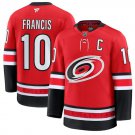 Carolina Hurricanes #10 Ron Francis Premium All Stitched Red Hockey Jersey