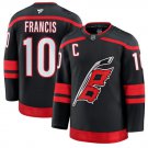 Carolina Hurricanes #10 Ron Francis Premium All Stitched Black Hockey Jersey