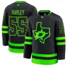 Dallas Stars #55 Thomas Harley Premium All Stitched Black Hockey Jersey
