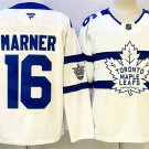 Toronto Maple Leafs #16 Mitchell Marner White With A Patch Stadium Series Stitched Hockey Jersey