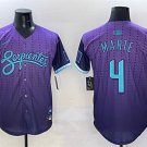Arizona Diamondbacks #4 Ketel Marte Purple 2025 City Connect Limited Stitched Baseball Jersey