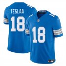 Detroit Lions #18 Isaac TeSlaa Blue 2025 Draft F.U.S.E. Vapor Limited Stitched Jersey