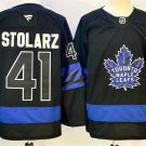 Toronto Maple Leafs #41 Anthony Stolarz Black 2024-25 Stitched Hockey Jersey