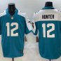 Travis Hunter Jacksonville Jaguars Florida Stitched Jersey Teal White