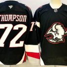 Men's Sabres #72 Tage Thompson Stitched Hockey Jersey Black