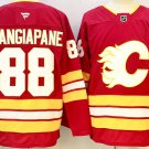 Flames #88 Andrew Mangiapane Stitched Hockey Jersey Red