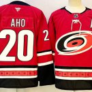 Hurricanes #20 Sebastian Aho Stitched Hockey Jersey Red