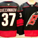 Hurricanes #37 Andrei Svechnikov Stitched Hockey Jersey Black