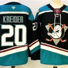 Chris Kreider Anaheim Ducks Stitched Jersey Black Teal