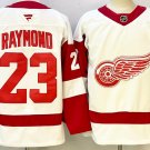 Lucas Raymond Detroit Red Wings White Stitched Jersey