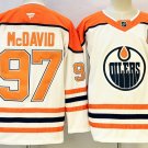 Connor McDavid Edmonton Oilers White Orange With C Patch Stitched Jersey Heritage Classic Primegreen