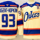 Ryan Nugent-Hopkins Edmonton Oilers Light Beige With A Patch Stitched Hockey Jersey Alternate