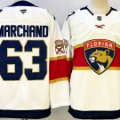 Florida Panthers #63 Brad Marchand White Stitched Hockey Jersey