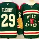 Marc-Andre Fleury Minnesota Wild Green Stitched Hockey Jersey