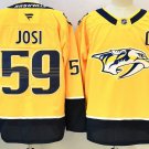 Nashville Predators #59 Roman Josi Yellow Authentic Jersey