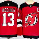 Nico Hischier New Jersey Devils Red Stitched Hockey Jersey Home