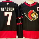 Brady Tkachuk Ottawa Senators Black 2024-25 With C Patch Home Stitched Hockey Jersey