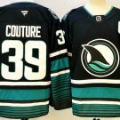 San Jose Sharks #39 Logan Couture Black 2024-25 Alternate Stitched Hockey Jersey