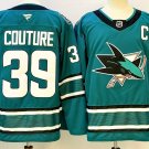 San Jose Sharks #39 Logan Couture Teal 2024-25 Home Stitched Hockey Jersey